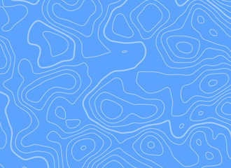 topographic contour lines in blue background
