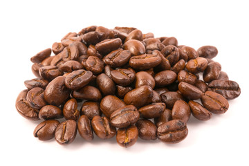 Naklejka premium Coffee Beans isolated on white background