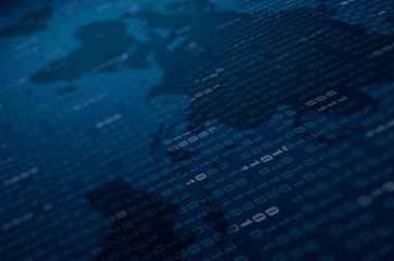 Abstract Blue Technology Background