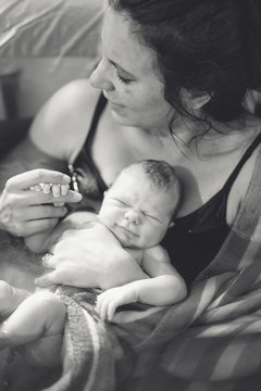 Newborn Baby Smiling