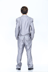 Figure, Business Man Stand in formal Suit