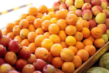Fresh oranges at the local market.
