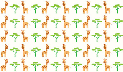 giraffe pattern background