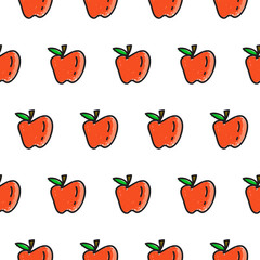 apple seamless pattern