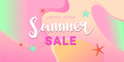 Summer Sale vector illustration