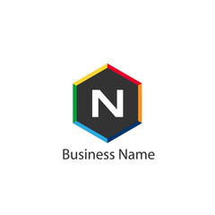 Letter N Logo Template Design