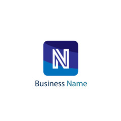 Letter N Logo Template Design