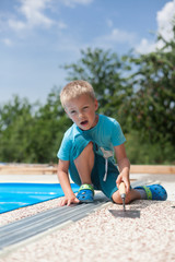 Coloured Concrete Around Pool
