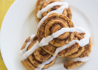 Cinnamon rolls - close up