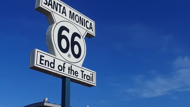 Route 66 Sign Santa Monica