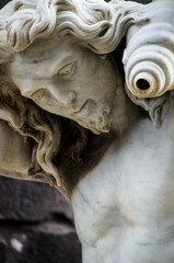 dettaglio fontana dell' Amenano Catania