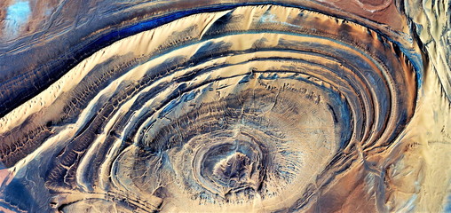 sheet, abstract photography of the deserts of Africa from the air, bird's eye view, abstract...