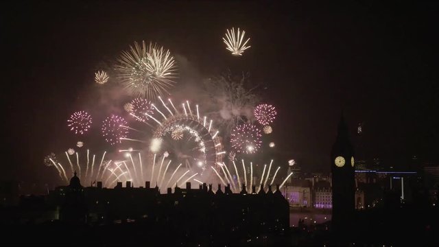 The Mayor of London's New Year Fireworks Display