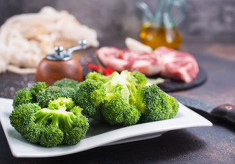 meat with vegetables