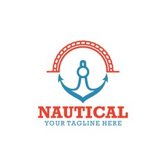 Fototapeta na wymiar Nautical logo