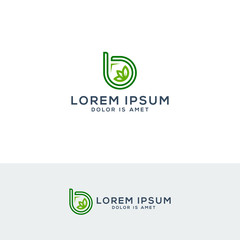 Letter B logo template vector illustration