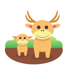 Cute animal illustration