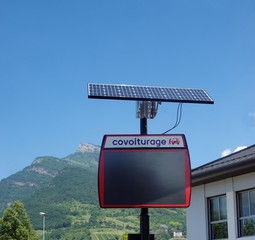 panneau de covoiturage