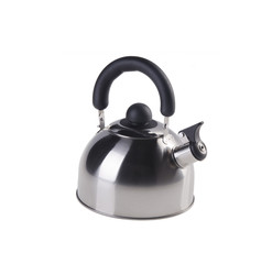 Kettle with whistle on a white background.