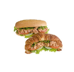 sandwich isolated on white background