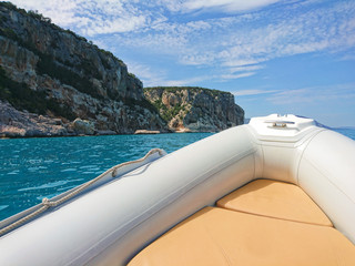Obraz premium boat and the sea