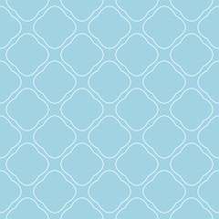 Light blue geometric print. Seamless pattern