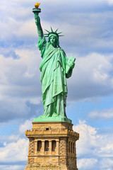 Obraz premium Statue of Liberty (Liberty Enlightening the world) near New York. Close-up. USA.