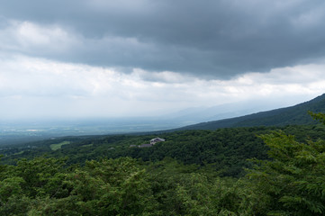 Fototapeta na wymiar 那須高原展望台から観る那須岳