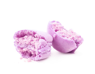 Macaron cookie isolated