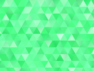 Colorful triangular background. Pattern with many triangles of different colors and shades. Vector illustration