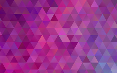 Colorful triangular background. Pattern with many triangles of different colors and shades. Vector illustration