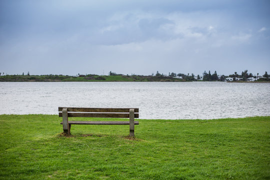 Peaceful Lake Bench