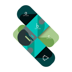 Infographics option and step by step in rounded squares, element of chart, graph, diagram with options, parts, processes