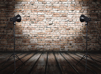 studio in old room