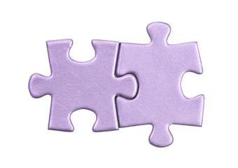 puzzle pieces on white background