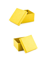 Paper gift box isolated