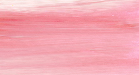 Pink Abstract acrylic painting for use as background, texture, design element. Modern art with brush stroke texture