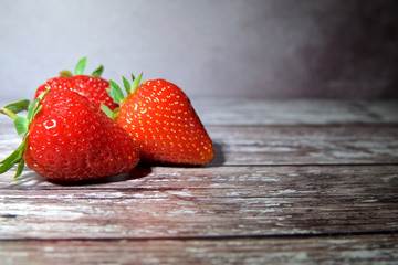 Fresh strawberries 