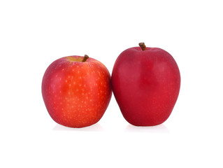 pink lady apples isolated on white background