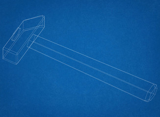 Hammer Architect Blueprint
