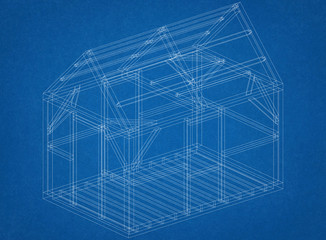 House Construction Architect Blueprint