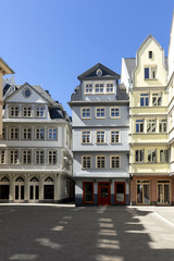 Fototapeta na wymiar Frankfurt neue Altstadt reconstructed old town