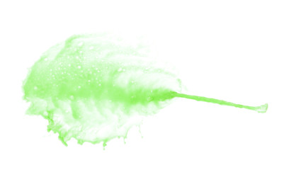 Splash of liquid in motion isolated