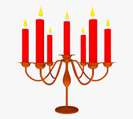 Kerzenständer, Freisteller