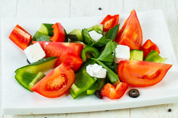 Greek traditional salad