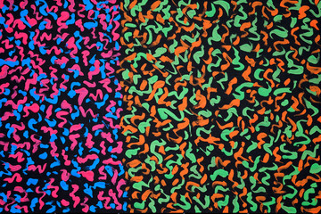 Detial Texture, background and Colorful Image of original Abstract Painting