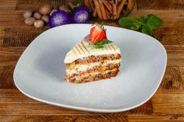 Delicious carrot cake