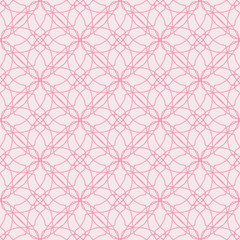 Abstract floral geometric pattern. Seamless beautiful pattern.