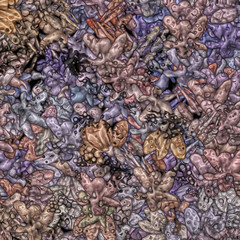 Abstrakt fraktal illustration