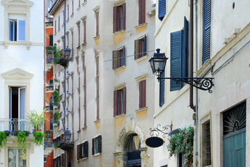 Verona, city on the Adige river in Veneto. Romeo and Juliet’s story. Italy.